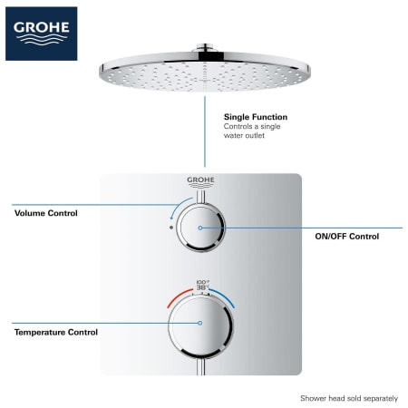 A large image of the Grohe 24 111 Alternate Image