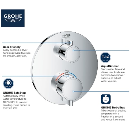 A large image of the Grohe 24 133 Alternate Image
