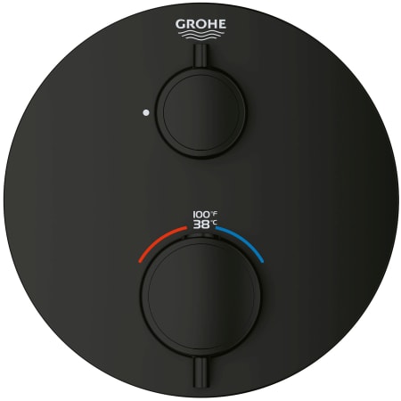 A large image of the Grohe 24 107 Matte Black