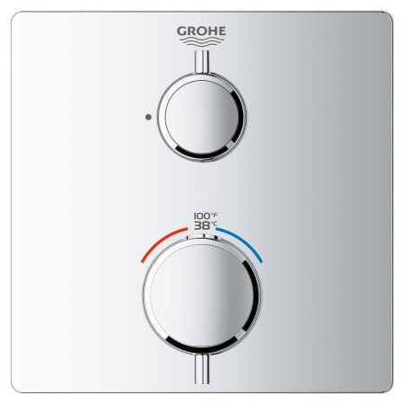 A large image of the Grohe 24 110 Starlight Chrome
