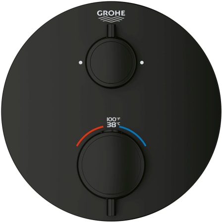 A large image of the Grohe 24 133 Matte Black
