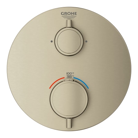 A large image of the Grohe 24 133 Brushed Nickel