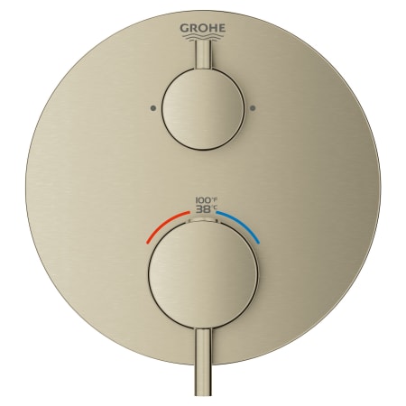 A large image of the Grohe 24 151 3 Brushed Nickel