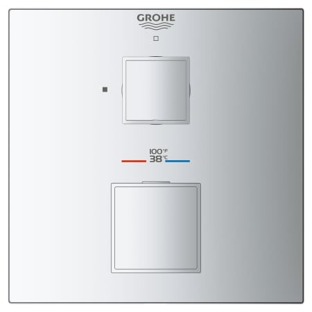 A large image of the Grohe 24 157 Starlight Chrome