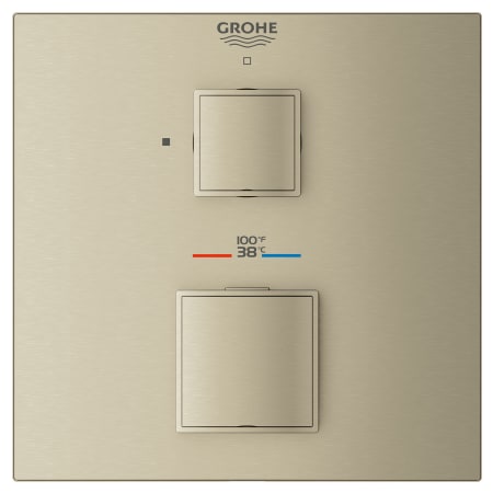 A large image of the Grohe 24 157 Brushed Nickel