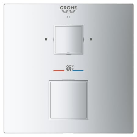A large image of the Grohe 24 158 Starlight Chrome
