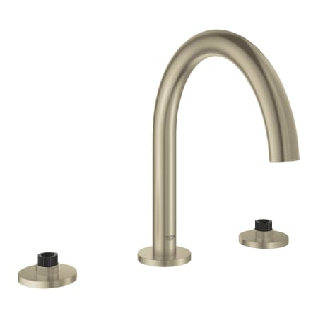 A large image of the Grohe 25 048 3 Brushed Nickel