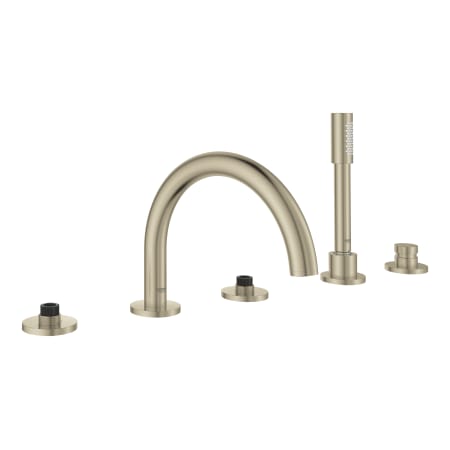 A large image of the Grohe 25 049 3 Brushed Nickel