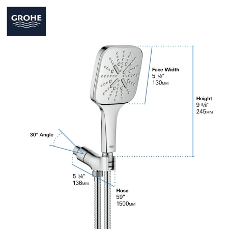 A large image of the Grohe 26 605 Alternate View