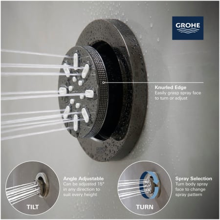 A large image of the Grohe 26 744 Alternate Image