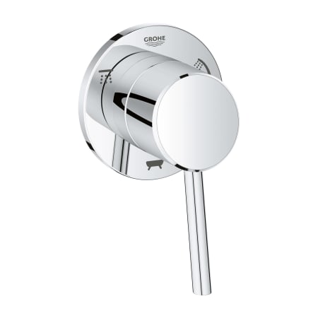 A large image of the Grohe 29 106 Starlight Chrome