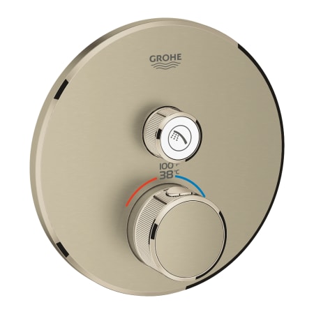 A large image of the Grohe 29 136 Brushed Nickel