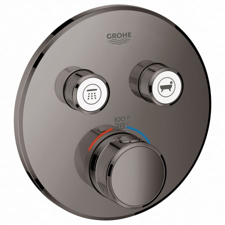 A large image of the Grohe 29 137 Hard Graphite