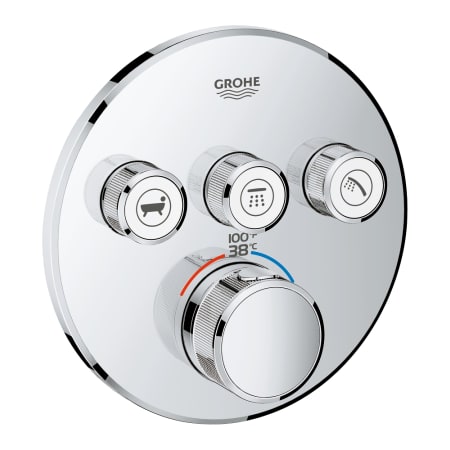 A large image of the Grohe 29 138 Starlight Chrome