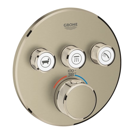 A large image of the Grohe 29 138 Brushed Nickel