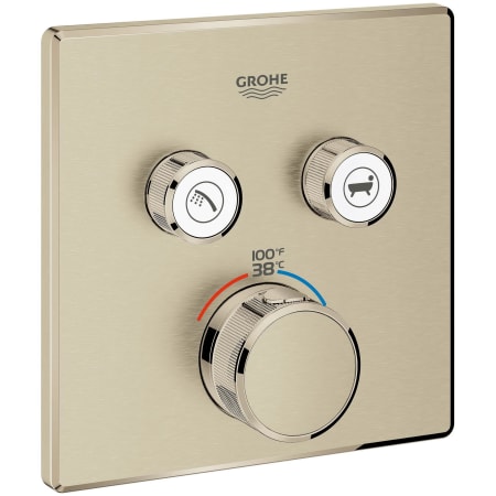 A large image of the Grohe 29 141 Brushed Nickel