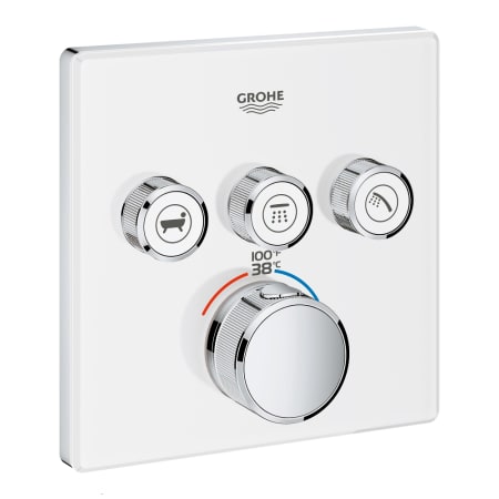 A large image of the Grohe 29 165 Moon White