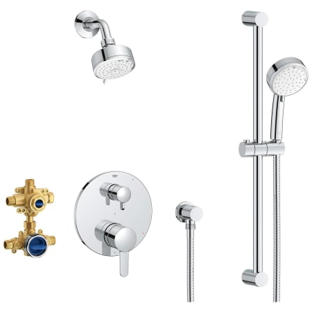 A large image of the Grohe 29 429 Starlight Chrome