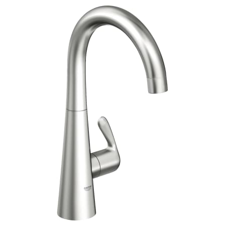 A large image of the Grohe 30 026 Stainless Steel