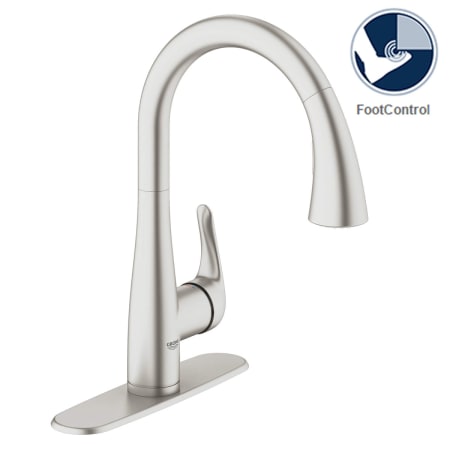 A large image of the Grohe 30 211 1 FC SuperSteel InfinityFinish