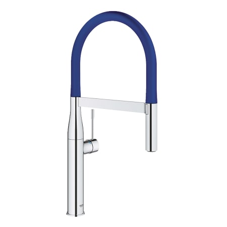 A large image of the Grohe 30 295 COLOR Chrome/Blue