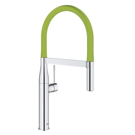 A large image of the Grohe 30 295 COLOR Chrome/Green