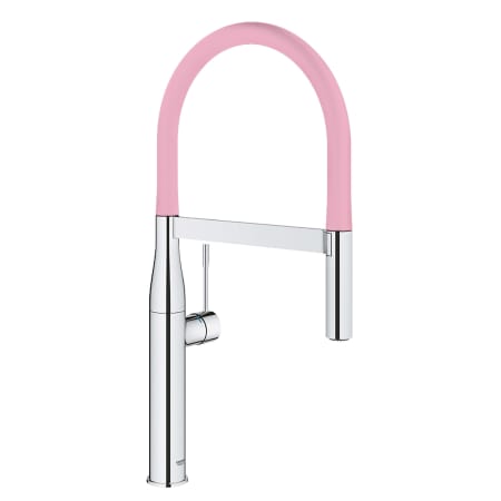 A large image of the Grohe 30 295 COLOR Chrome/Pink
