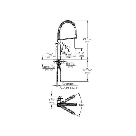 A large image of the Grohe 31 401 Grohe 31 401