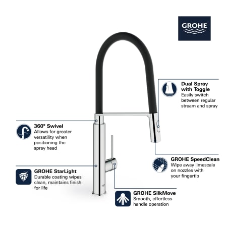 A large image of the Grohe 31 492 Alternate Image