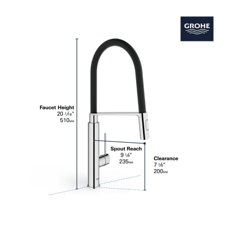 A large image of the Grohe 31 492 Alternate Image