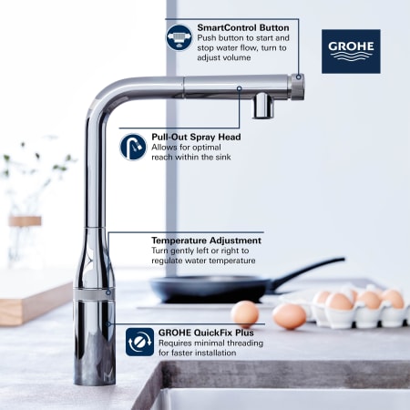 A large image of the Grohe 31 616 Alternate Image