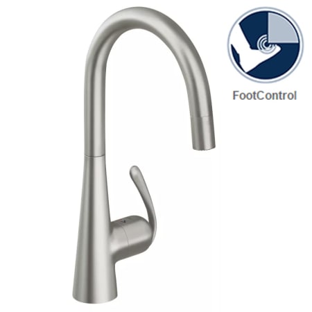 kitchen faucet foot pedal grohe 32226dc0fc supersteel ladylux3 pro pull high kitchen faucet foot pedal grohe 32226dc0fc supersteel ladylux3 pro pull high