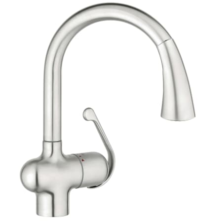 A large image of the Grohe 33 755 1 Stainless Steel