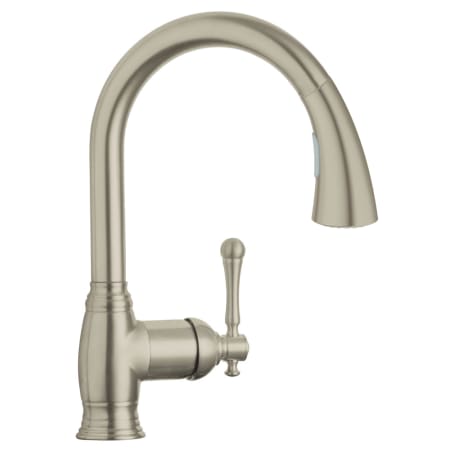 A large image of the Grohe 33 870 1 Brushed Nickel