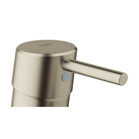 A large image of the Grohe 34 702 Grohe-34 702-Hot and cold notations for lever handle