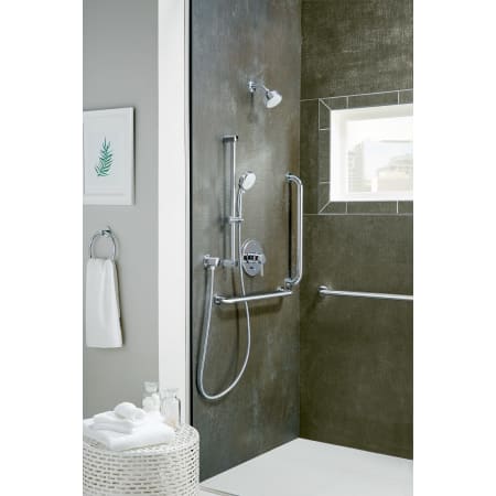 A large image of the Grohe 35 075 Grohe-35 075-Grohe shower system, shower view