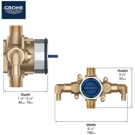 A large image of the Grohe 35 115 Alternate View