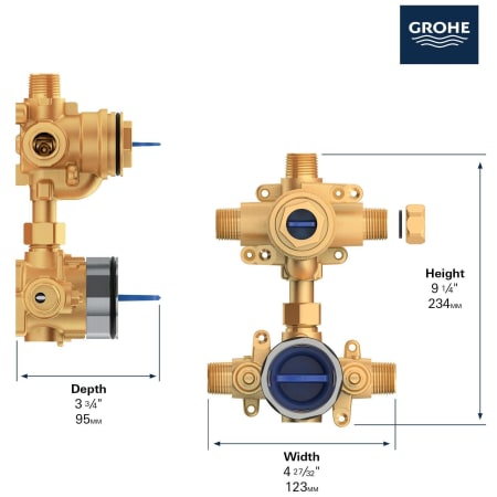 A large image of the Grohe 35 117 Alternate Image