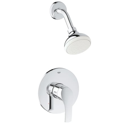 A large image of the Grohe 35 014 A Starlight Chrome