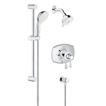 A large image of the Grohe 35 053 1 Starlight Chrome