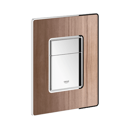 A large image of the Grohe 38 849 American Walnut / Chrome
