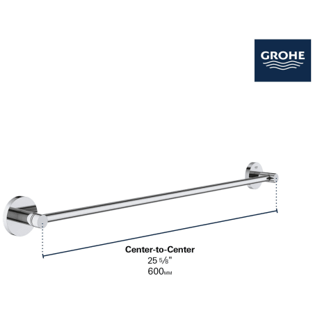 A large image of the Grohe 40 366 1 Alternate Image
