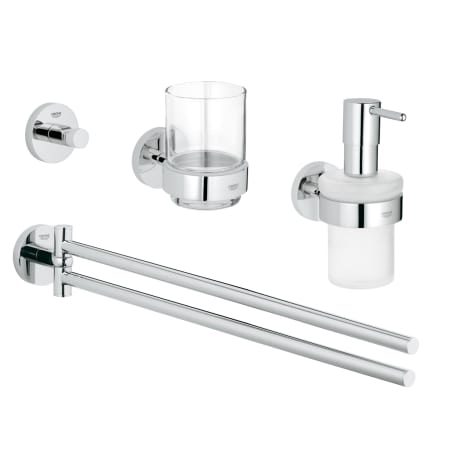 A large image of the Grohe 40 846 Starlight Chrome