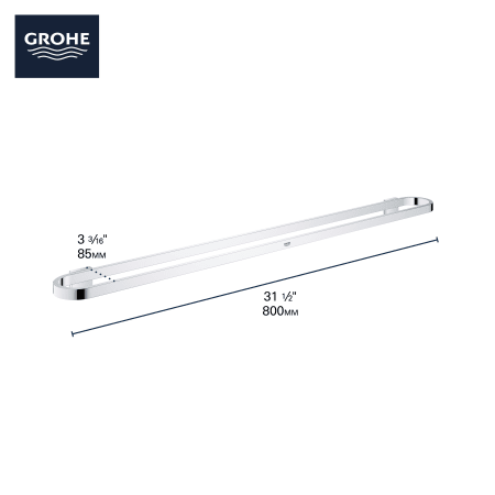 A large image of the Grohe 41 058 Alternate View