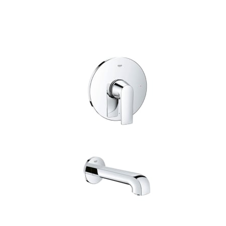 A large image of the Grohe GR-DEFINED-TUB-1 Starlight Chrome