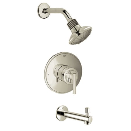 A large image of the Grohe GRFLX-PB101 Brushed Nickel