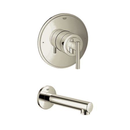 A large image of the Grohe GRFLX-PB201 Brushed Nickel