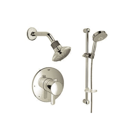 A large image of the Grohe GRFLX-PB302 Brushed Nickel