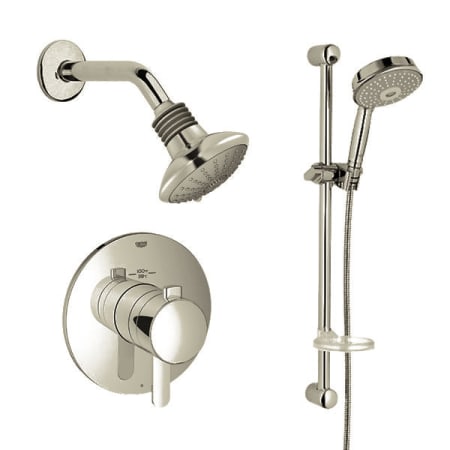 A large image of the Grohe GRFLX-T302 Brushed Nickel