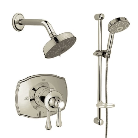 A large image of the Grohe GRFLX-T303 Brushed Nickel
